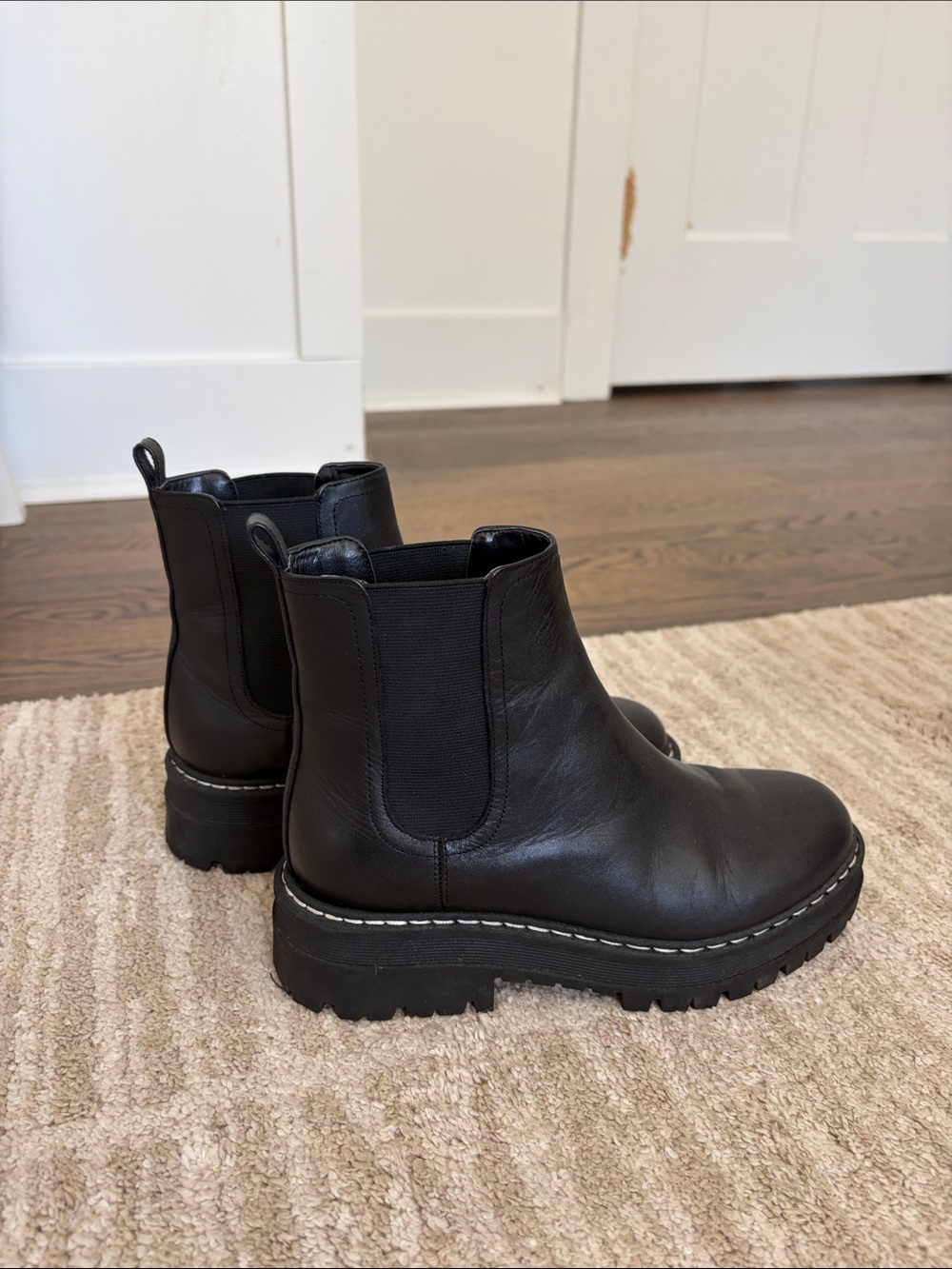Marc Fisher Black Chelsea Boots